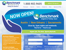 Tablet Screenshot of benchmarkresearch.net